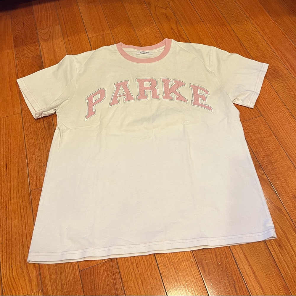 Parke Pink Varsity T-Shirt
